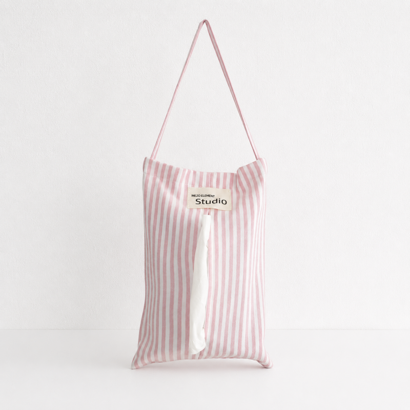 CouldNook Hanging Tissue Sleeve - Aesthetic Cotton Storage Bag