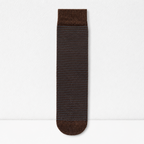 CouldNook Ribbed Neutral Crew Socks - Everyday Boot Accent