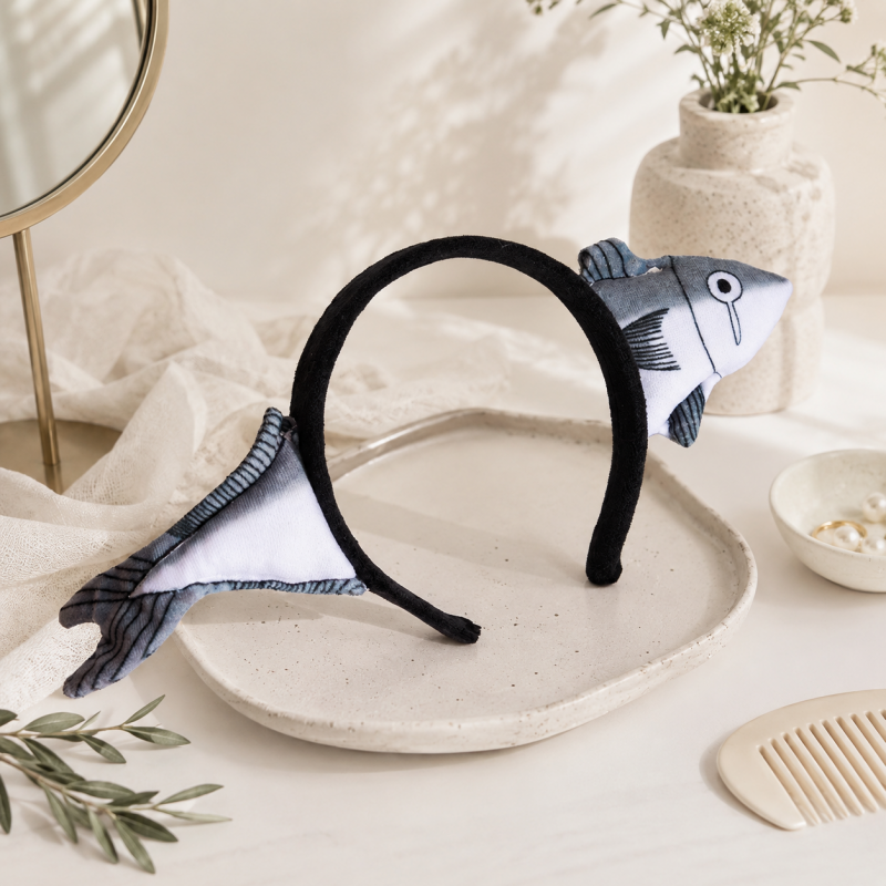 CouldNook Food Character Plush Headband - Soft Hair Accessory