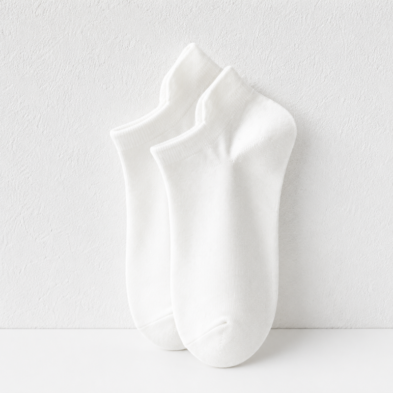 CouldNook Solid Plush Ankle Socks - Everyday Home Accent