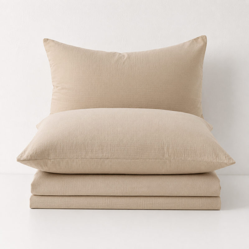 CouldNook Solid Color Pillowcase 2PCS Set - Soft Washed Bedding