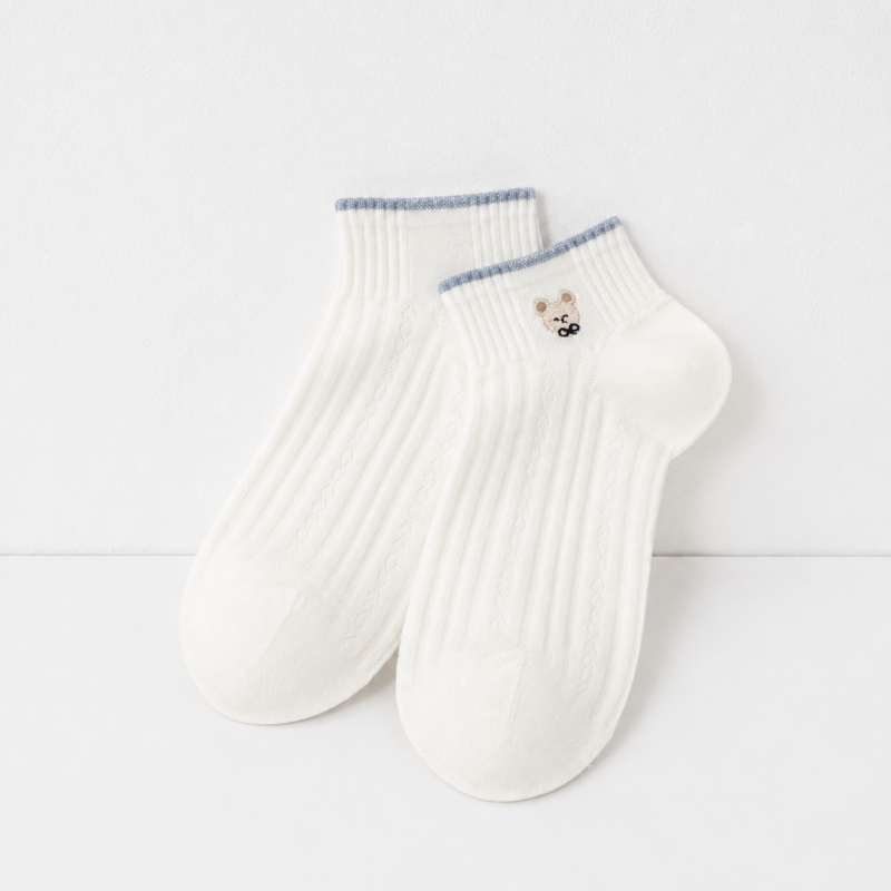 CouldNook Cozy Character Ankle Socks - Everyday Shoe Accent