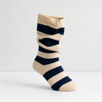 CouldNook Wide Stripe Crew Socks - Casual Wardrobe Accent