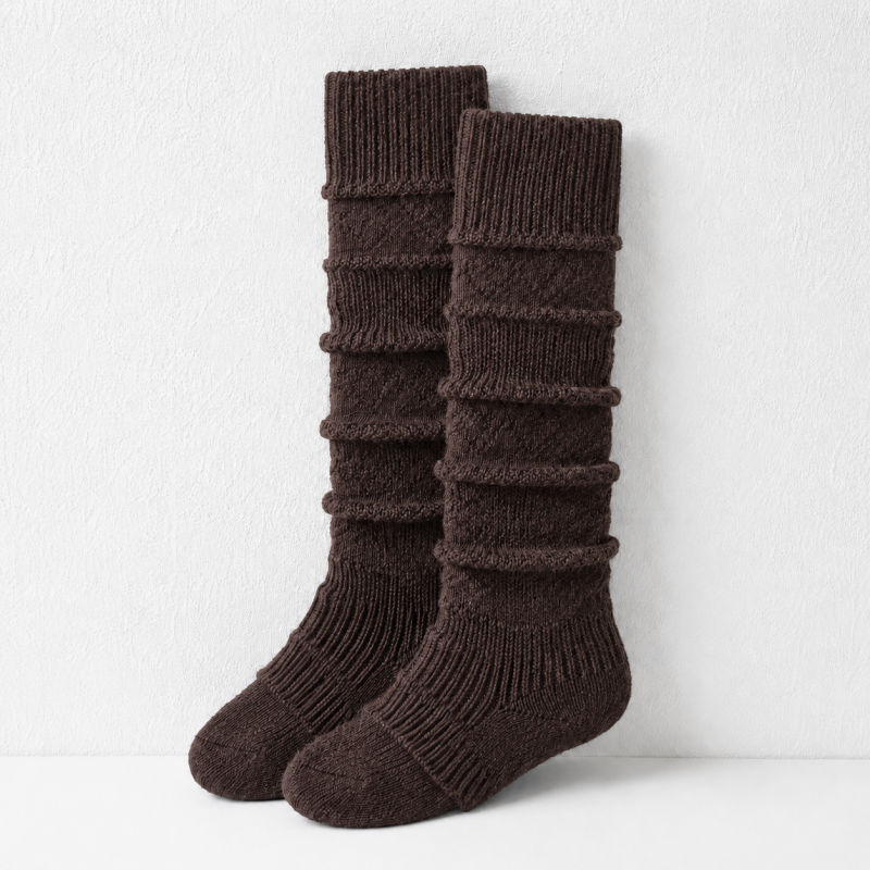 CouldNook Cozy Ribbed Slouch Leg Warmers - Warm Layering Accent