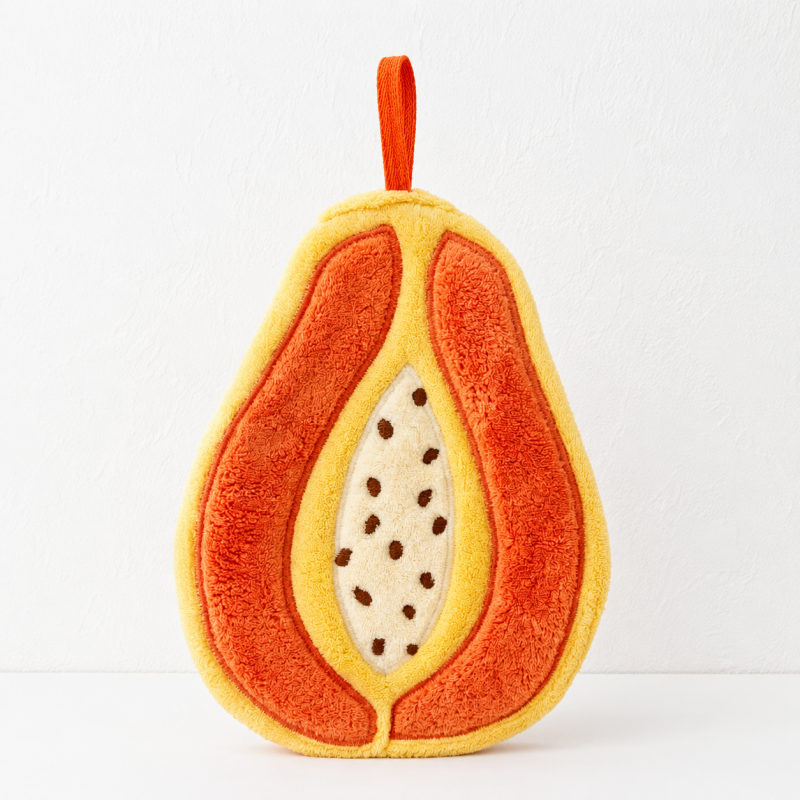 CouldNook Fruit Slice Hanging Hand Towel - Absorbent Home Textile