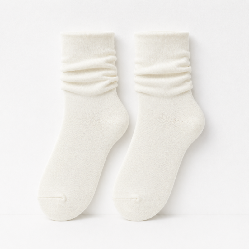 CouldNook Cozy Slouch Crew Socks - Relaxed Outfit Accent