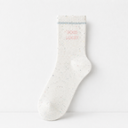 CouldNook Cozy Tiny Motif Crew Socks - Sweet Drawer Accent