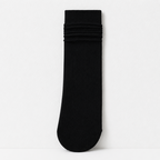 CouldNook Cozy Solid Ribbed Crew Socks - Everyday Lounge Accent