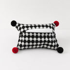CouldNook Pom-Pom Fabric Tissue Bag - Aesthetic Textured Storage Case