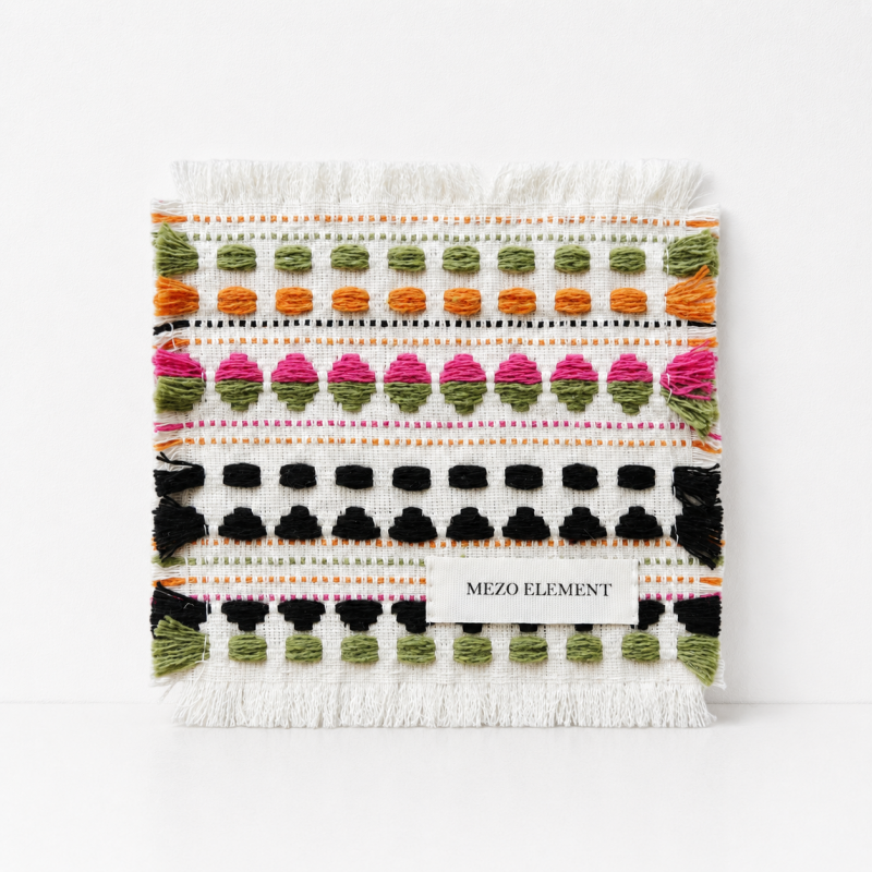 CouldNook Fringed Woven Coaster - Aesthetic Nordic Cup Mat