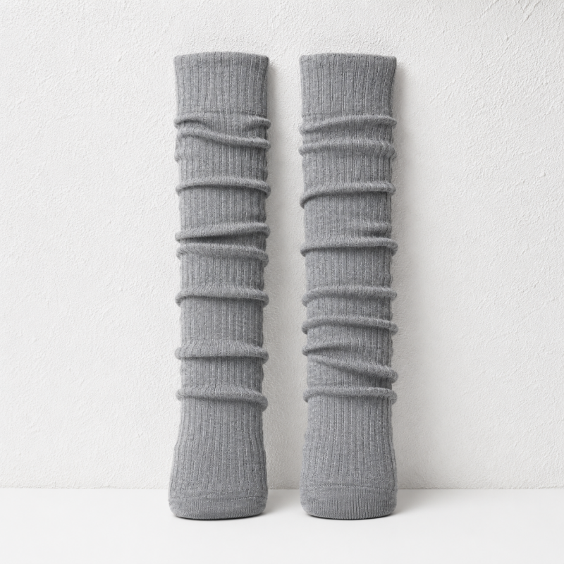 CouldNook Stacked Rib Boot Socks - Layered Footwear Accent