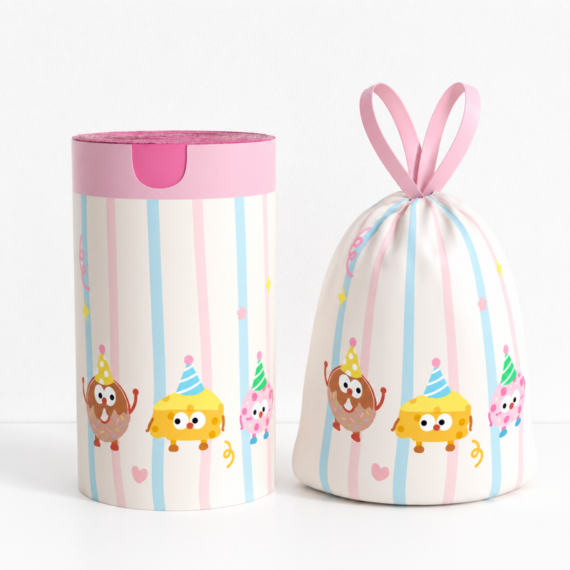 CouldNook Printed Trash Bag Roll - Home Cleaning Refill