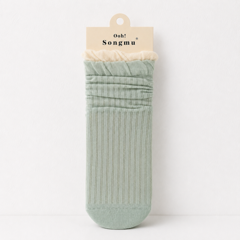 CouldNook Cozy Mixed Bow Crew Socks - Giftable Drawer Accent