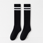 CouldNook Cozy Striped Cuff Knee Socks - Everyday Layering Accent