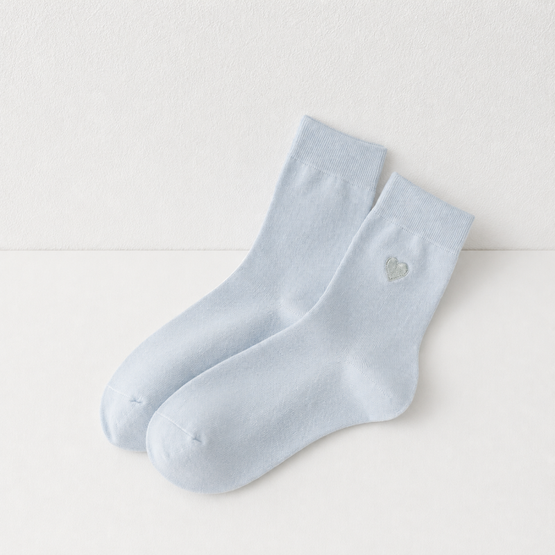 CouldNook Cozy Mixed Detail Crew Socks - Giftable Drawer Accent