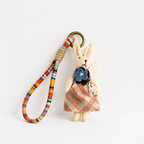 CouldNook Vintage Duck Fabric Charm - Aesthetic Artisan Bag Pendant