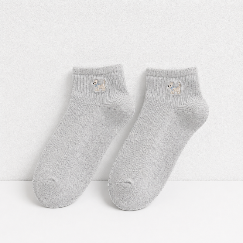 CouldNook Cozy Ribbed Everyday Crew Socks - Simple Wardrobe Accent