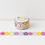 CouldNook Cartoon Washi Tape - Aesthetic Hand-Drawn Stickers (木木0603-8PA6HSK10)
