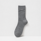 CouldNook Cozy Bow-Packaged Crew Socks - Giftable Drawer Accent