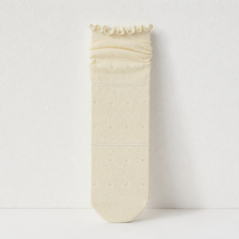 CouldNook Ruffle Lace Crew Socks - Soft Outfit Accent