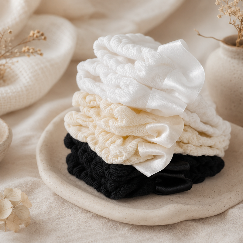 CouldNook Ruffle Trim Short Socks - Soft Shoe Accent
