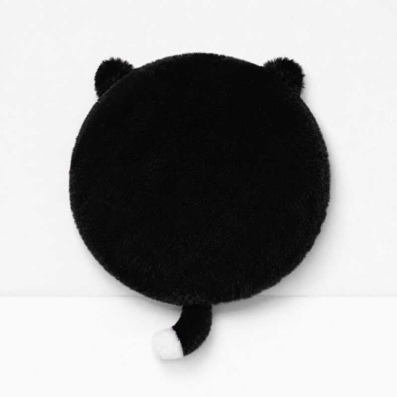CouldNook Memory Foam Round Seat Cushion - Removable Striped Chair Pad