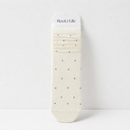CouldNook Cozy Dot Pattern Crew Socks - Everyday Drawer Accent