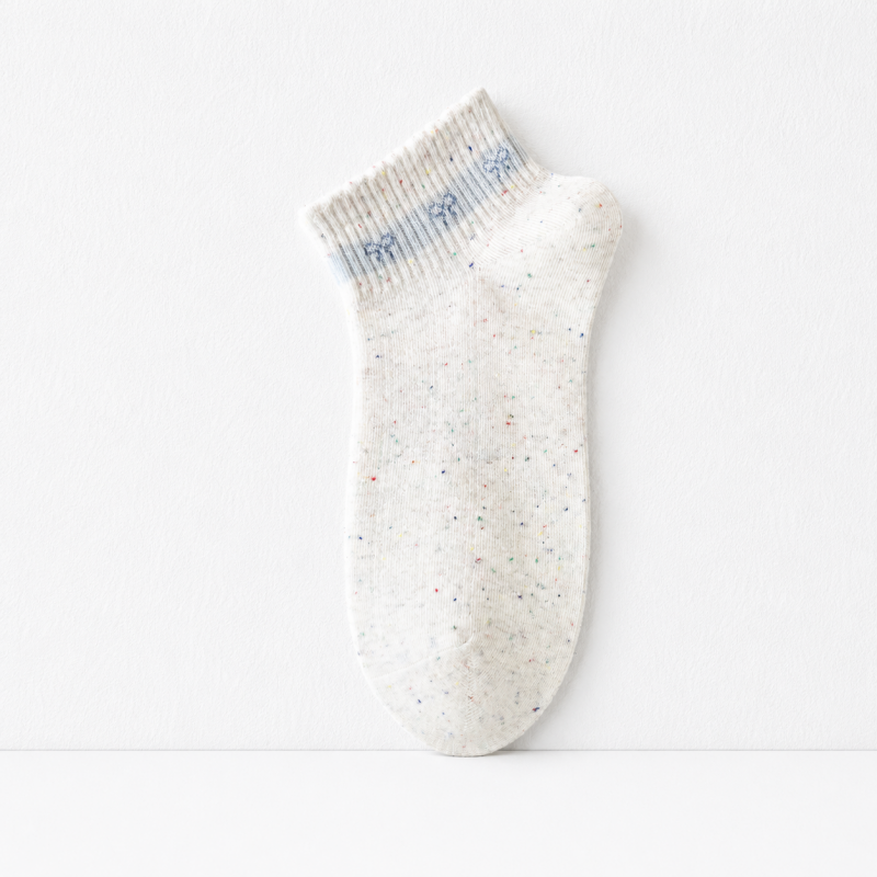CouldNook Cozy Mixed Motif Ankle Socks - Everyday Drawer Accent