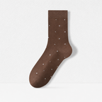 CouldNook Combed Cotton Dot Crew Socks - Everyday Pair