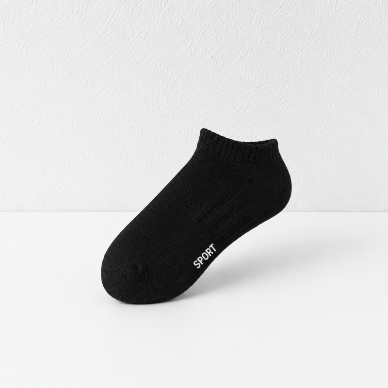 CouldNook Men Cushioned Ribbed Crew Socks - Everyday Comfort Accent