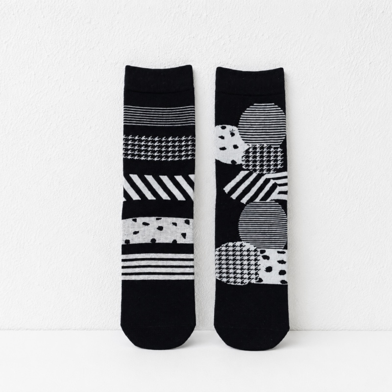 CouldNook Cozy Patterned Crew Socks - Seasonal Drawer Accent