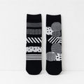CouldNook Cozy Patterned Crew Socks - Seasonal Drawer Accent