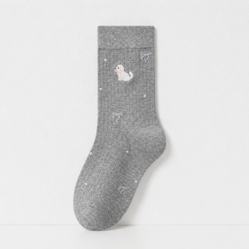 CouldNook Cartoon Mid-Calf Socks - Skirt Styling Accent
