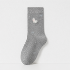CouldNook Cartoon Mid-Calf Socks - Skirt Styling Accent