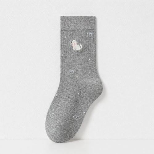 CouldNook Cartoon Mid-Calf Socks - Skirt Styling Accent