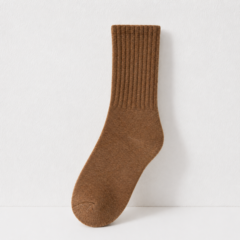 CouldNook Ribbed Stacked Tube Socks - Warm Layering Accent