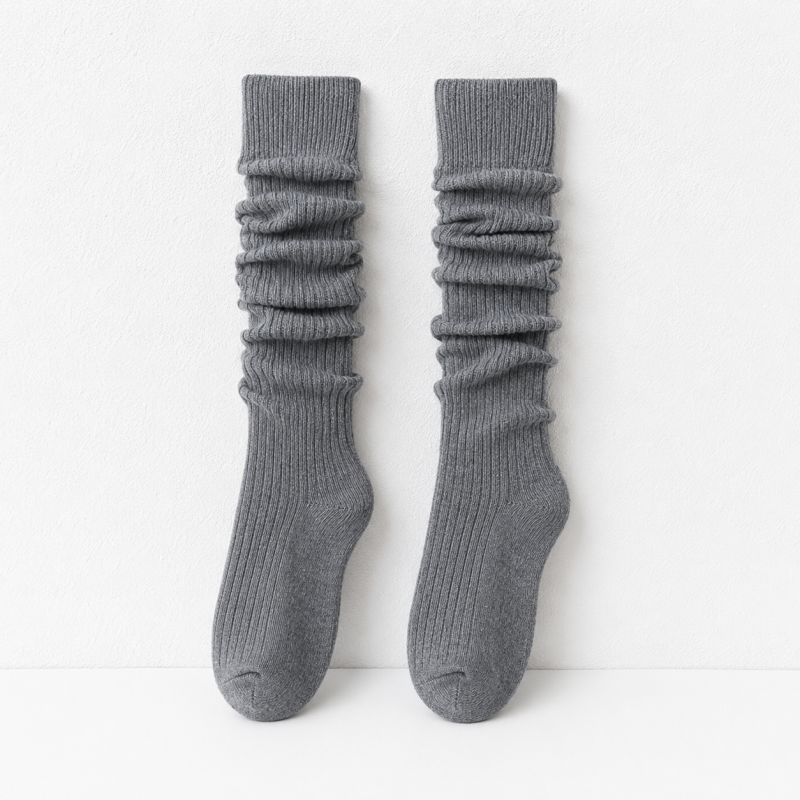 CouldNook Fleece Lounge Slipper Socks - Cozy Home Accent