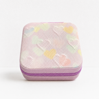 CouldNook Square Mini Travel Jewelry Box - Portable Jewelry Organizer