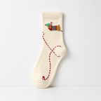 CouldNook Illustrated Animal Crew Socks - Gift Drawer Accent