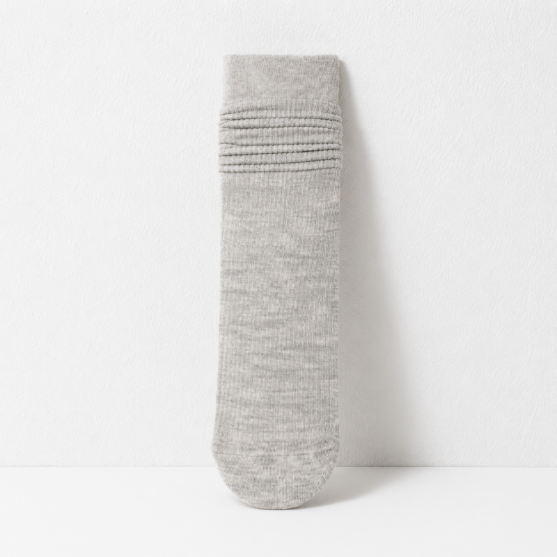 CouldNook Cozy Solid Ribbed Crew Socks - Everyday Lounge Accent