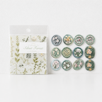CouldNook Floral Mailbox Stickers - Aesthetic Retro Stationery