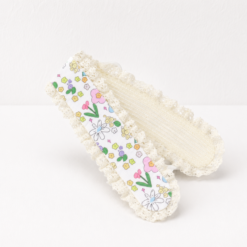 CouldNook Lace Edge Floral Magic Hair Patch - Soft Hair Accessory