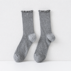 CouldNook Slouchy Pile Ribbed Crew Socks - Cozy Outfit Accent