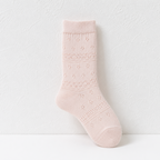 CouldNook Cozy Stripe Texture Crew Socks - Soft Drawer Accent