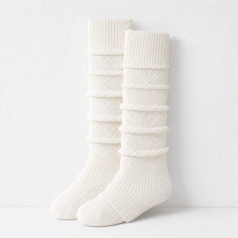 CouldNook Cozy Ribbed Slouch Leg Warmers - Warm Layering Accent