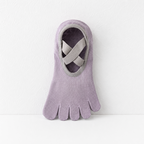 CouldNook Five Toe Grip Socks - Yoga Mat Helper