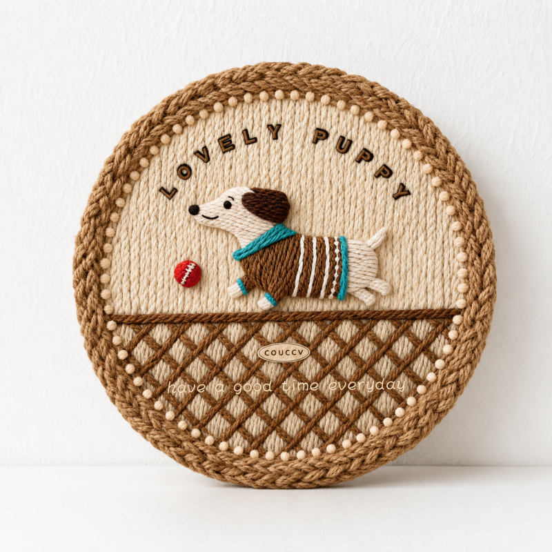 CouldNook Woven Texture Heat Resistant Coaster - Soft Home Textile