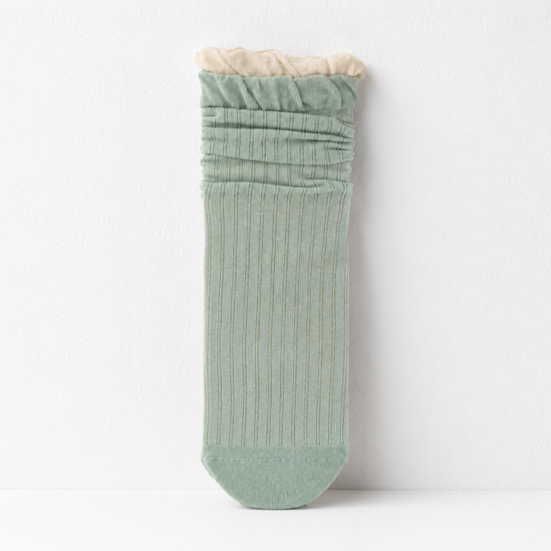 CouldNook Cozy Bow Cuff Crew Socks - Gentle Shoe Accent