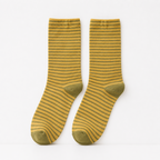 CouldNook Cozy Striped Crew Socks - Layered Outfit Accent