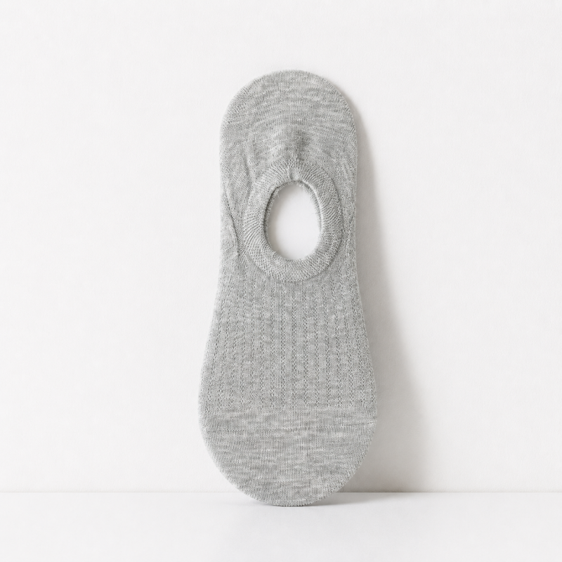 CouldNook Cozy Ribbed No-Show Liner Socks - Everyday Shoe Basic